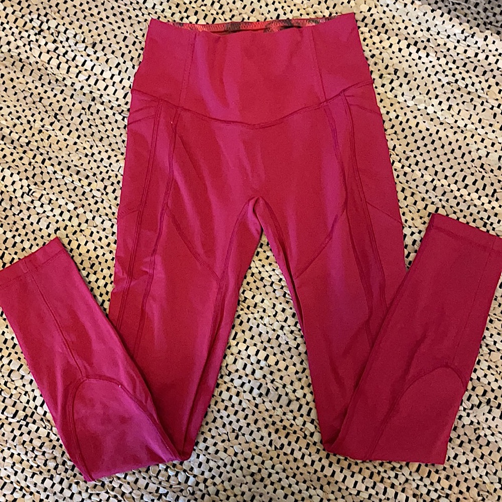 Magenta full length lululemon leggings
